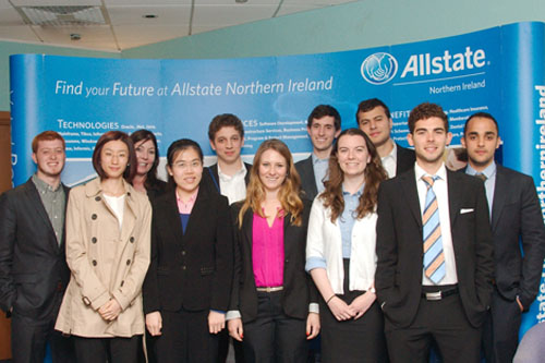 Students from the Kogod School of Business at American University visited Allstate Northern Ireland's Belfast location.