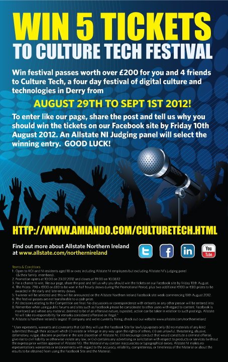 Win 5 Tickets to Culture Tech Festival