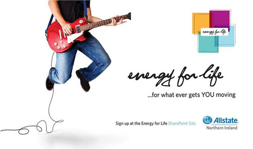 Allstate Northern Ireland provides Energy for Life workshops.