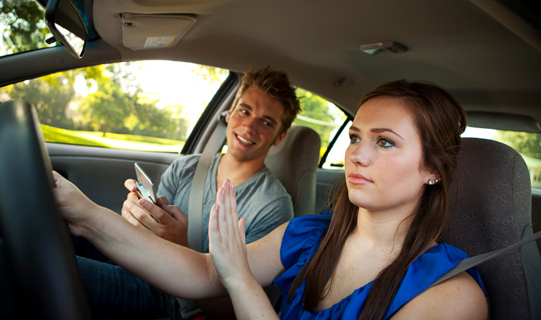 Keep teens from texting behind the wheel