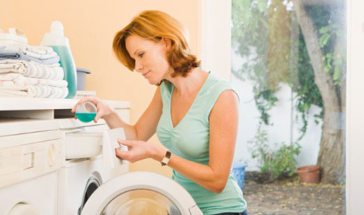 Clean your washing machine.