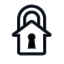 Icon - house and lock