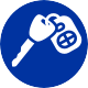 Car key Icon. 