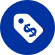 Dollar sign tag  icon. 
