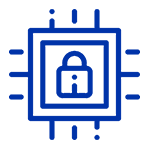 Icon, secure lock. 