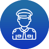 Icon - illustration of a school. 
