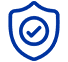 Icon - Illustration of a shield. 