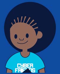 Cyber friend Sophie. 