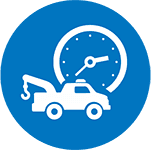 Icon - a tow truck illustation. 